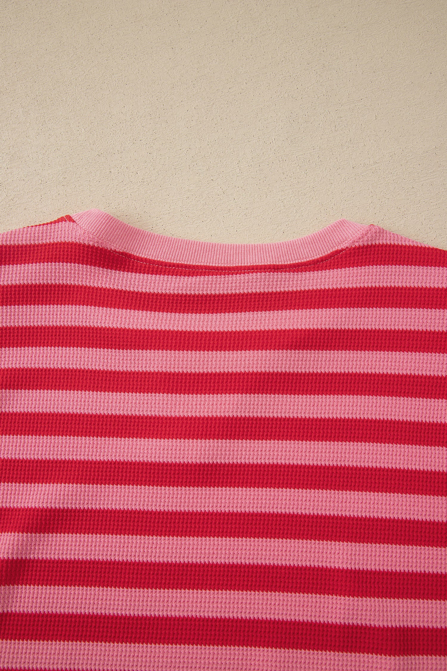 Green Stripe Puff Short Sleeve T Shirt Matching Shorts Set