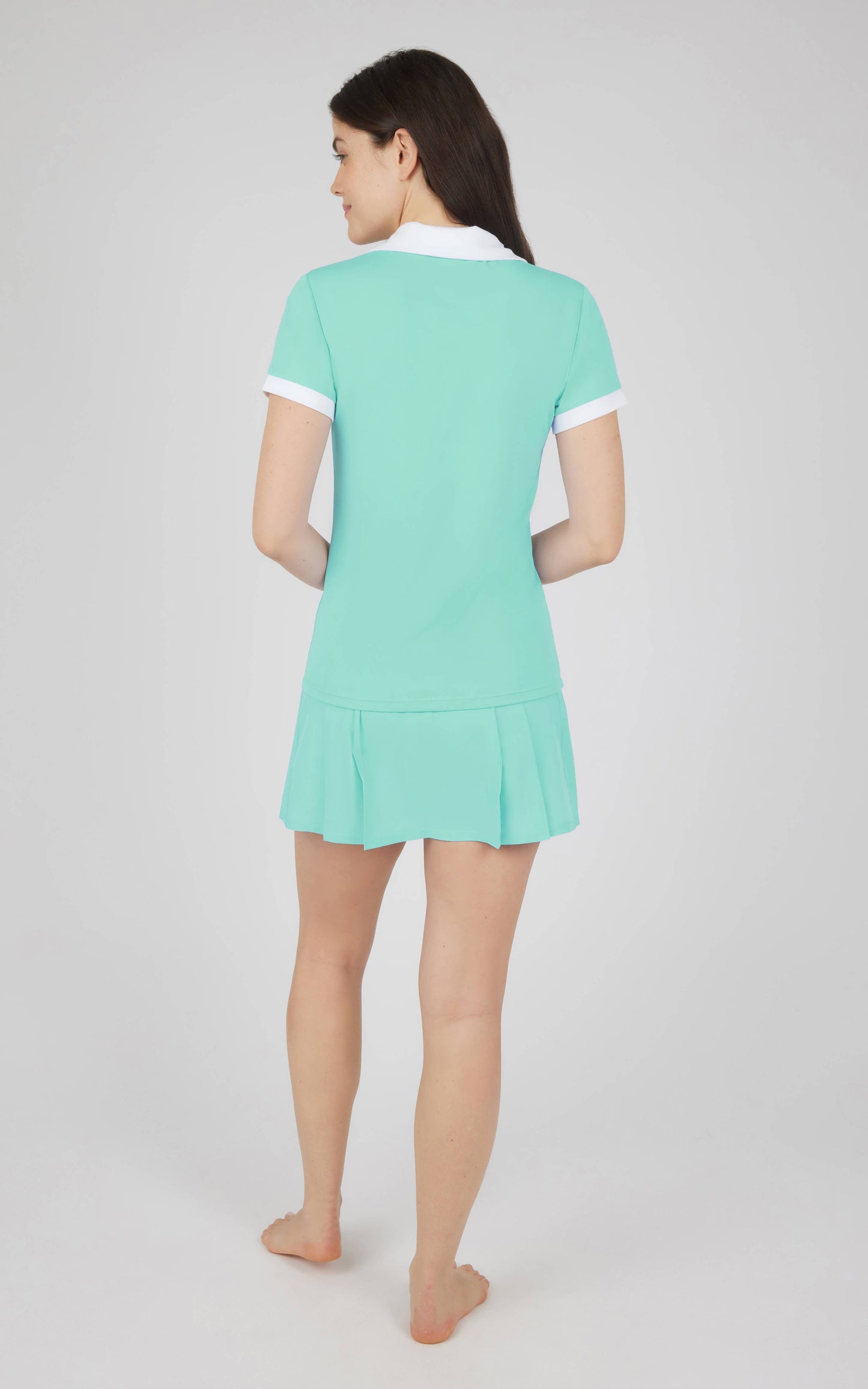 Women's Nudetech Polo Top and Skort Set