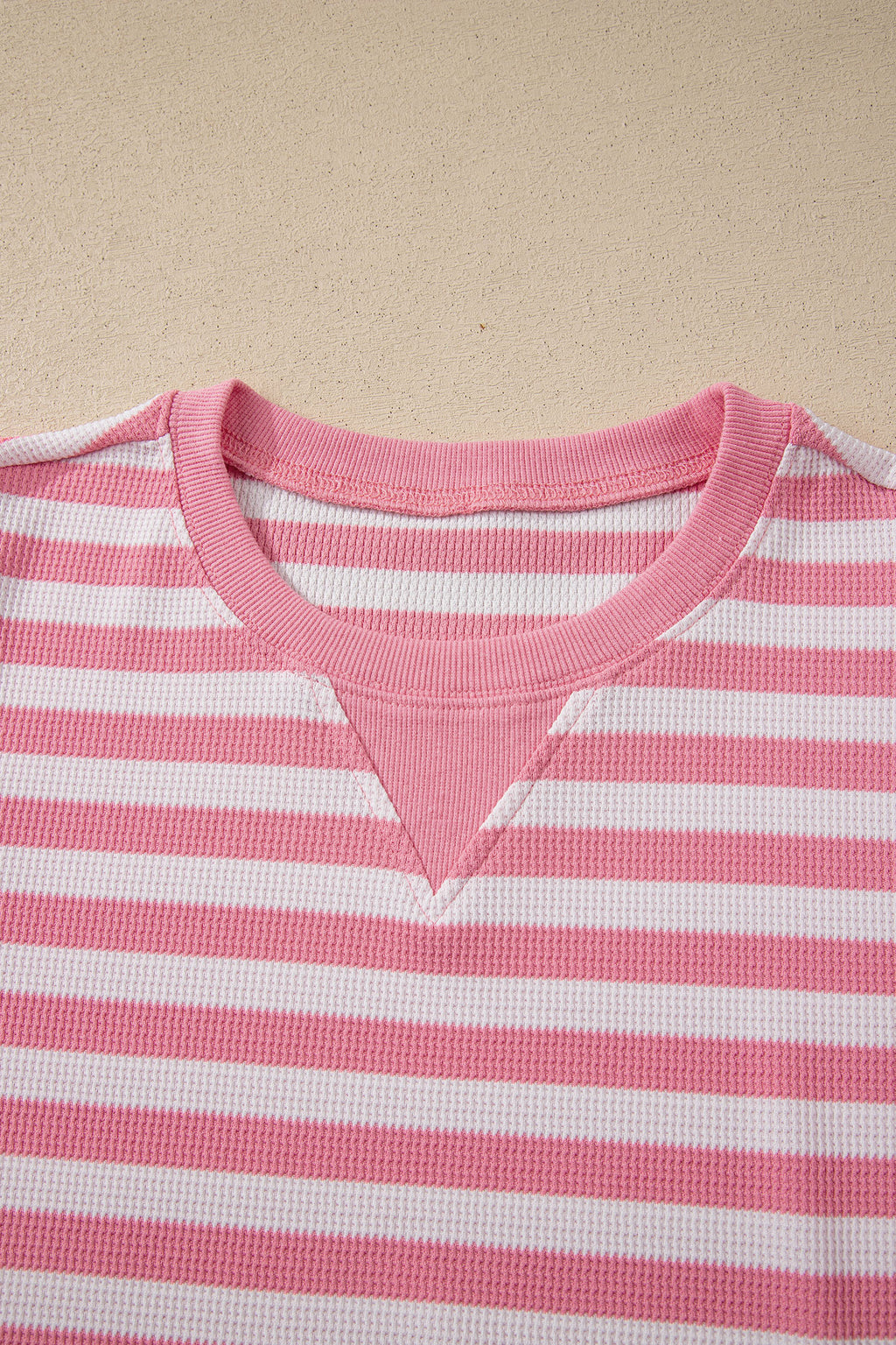 Green Stripe Puff Short Sleeve T Shirt Matching Shorts Set