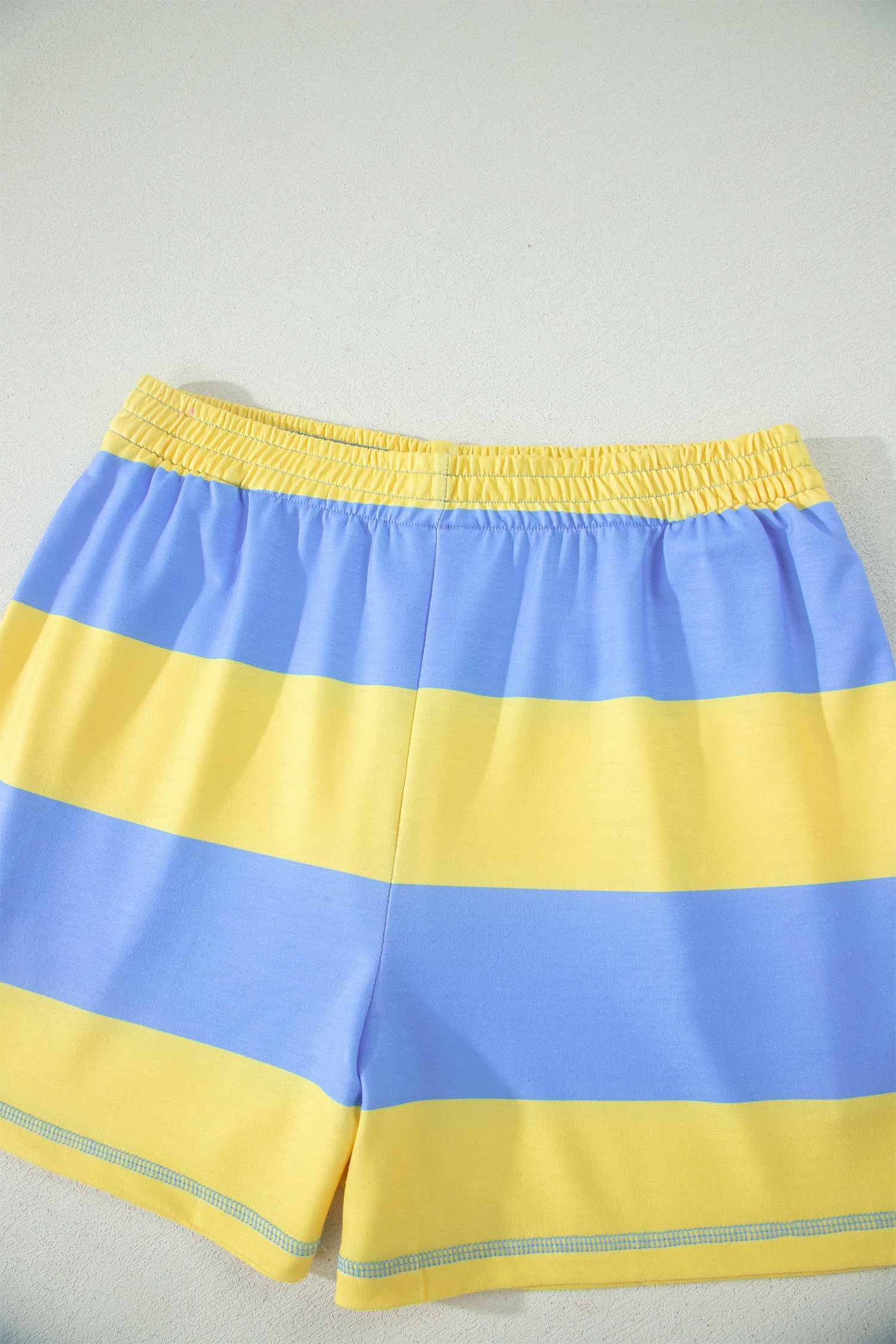 Pink Seam Detail Half Zip Tee Casual Shorts 2pcs Set