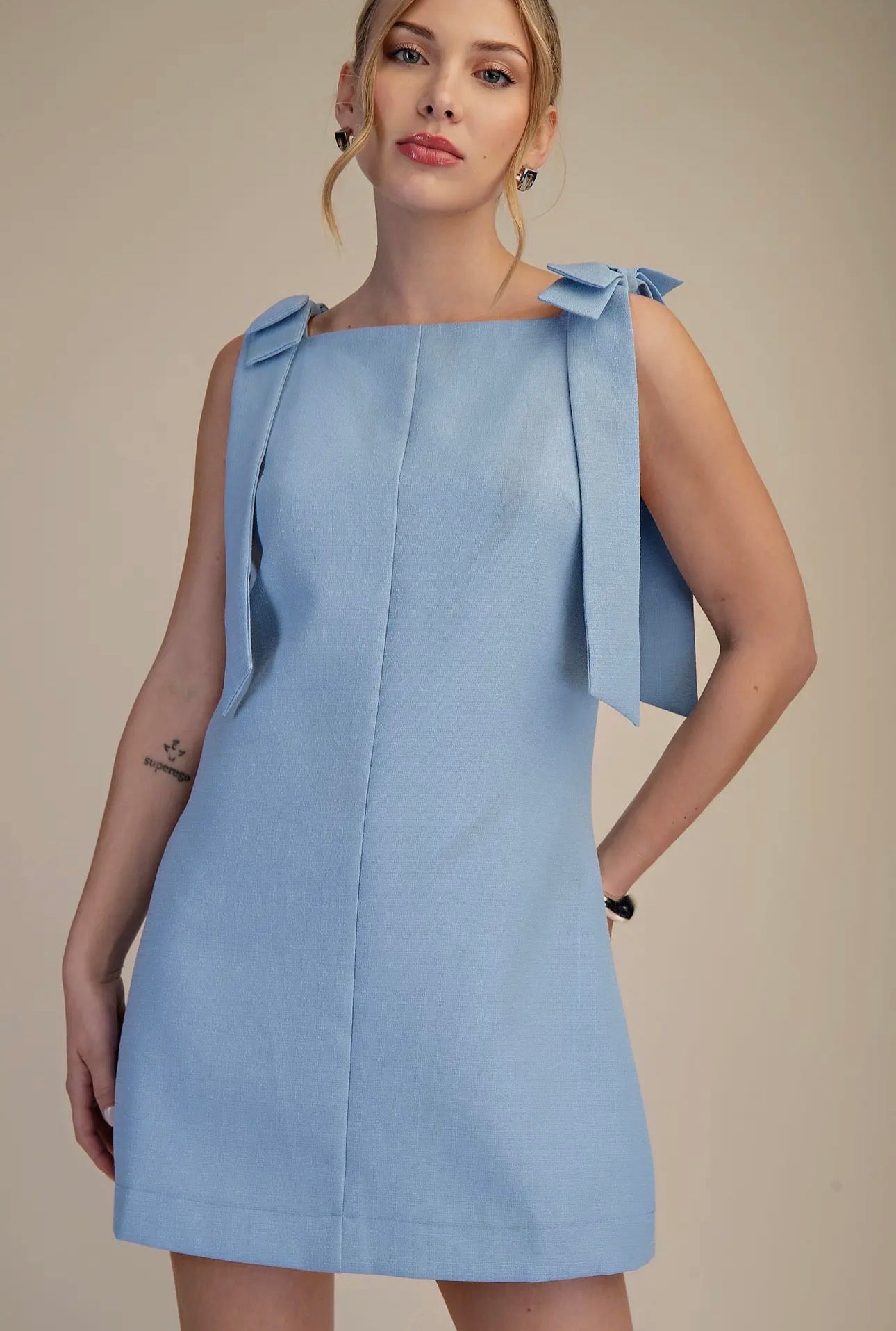 Blue Bow Dress