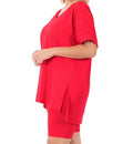 Plus Biker Short Set