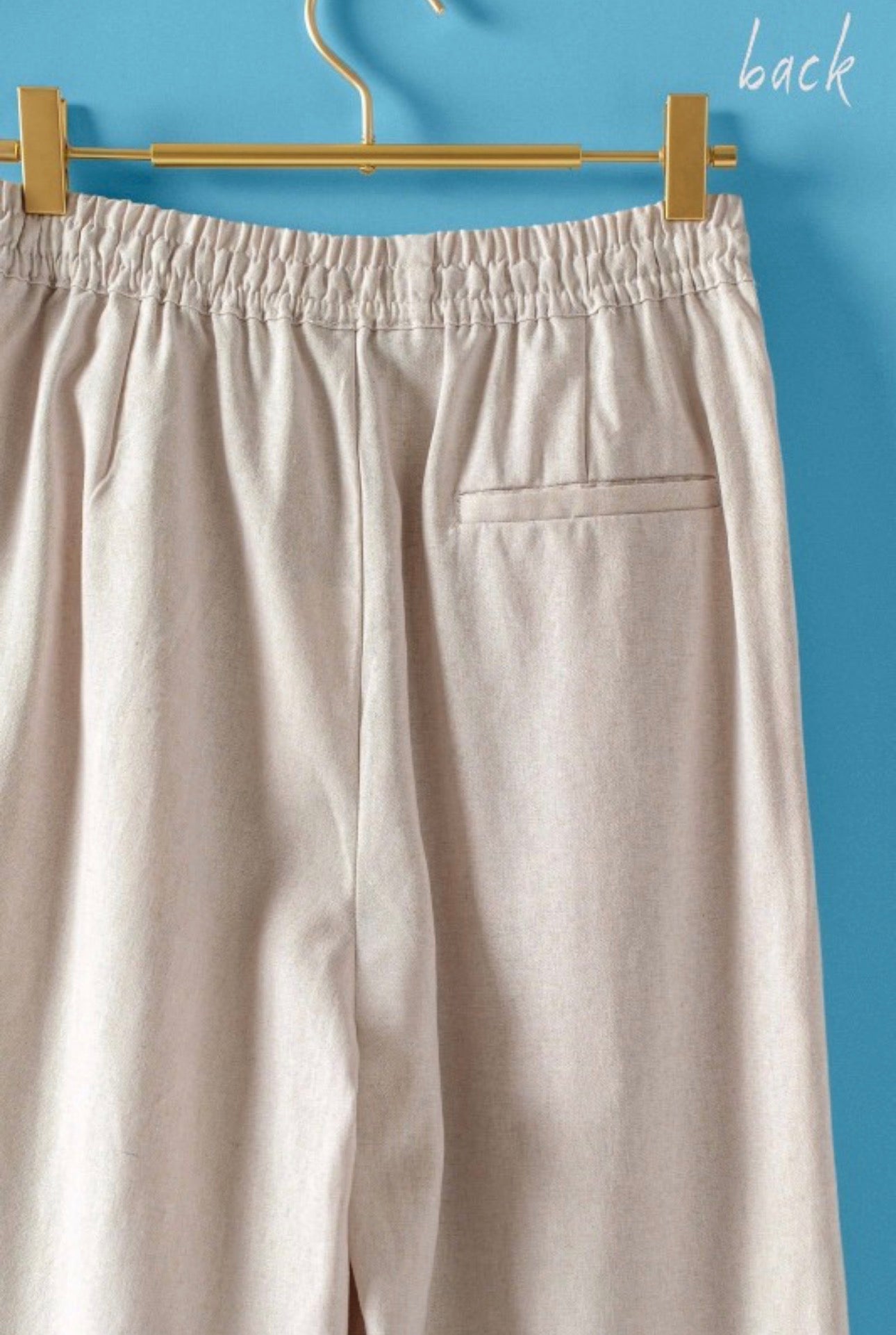 Effortless Chic Linen Pant in Natural