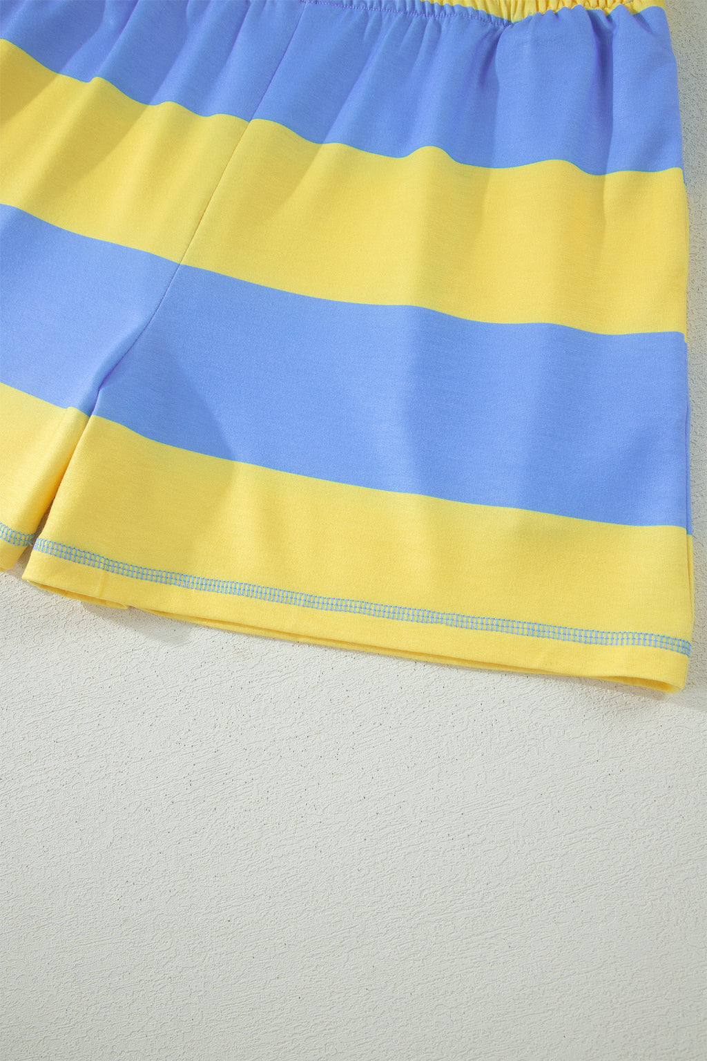 Pink Seam Detail Half Zip Tee Casual Shorts 2pcs Set